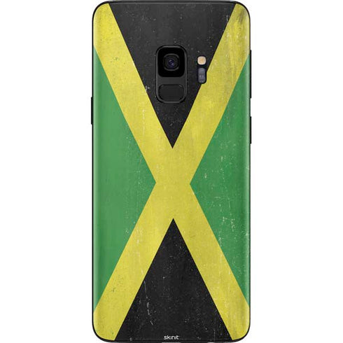 Jamaica Flag Distressed Galaxy S9 Skin